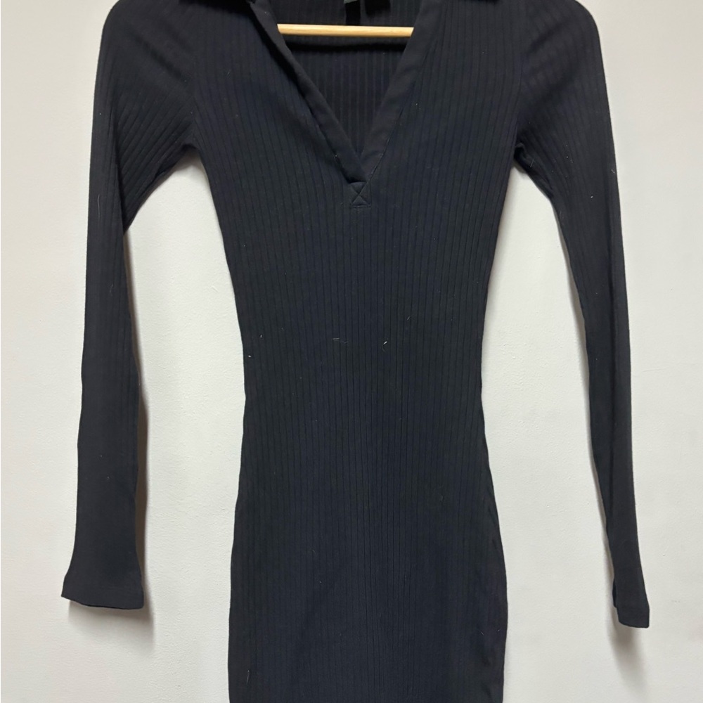 H&M Blue Asymmetrical Bodycon Dress for Night Out